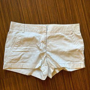 J Crew white shorts size 6